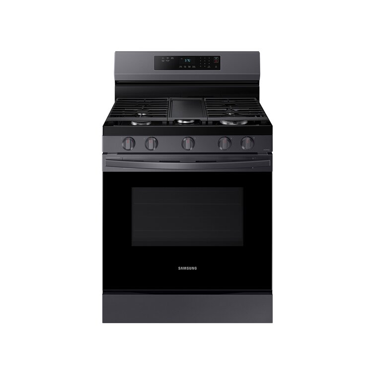 Samsung 30" 6 cu.ft. Smart Freestanding Gas with Griddle and Self Clean